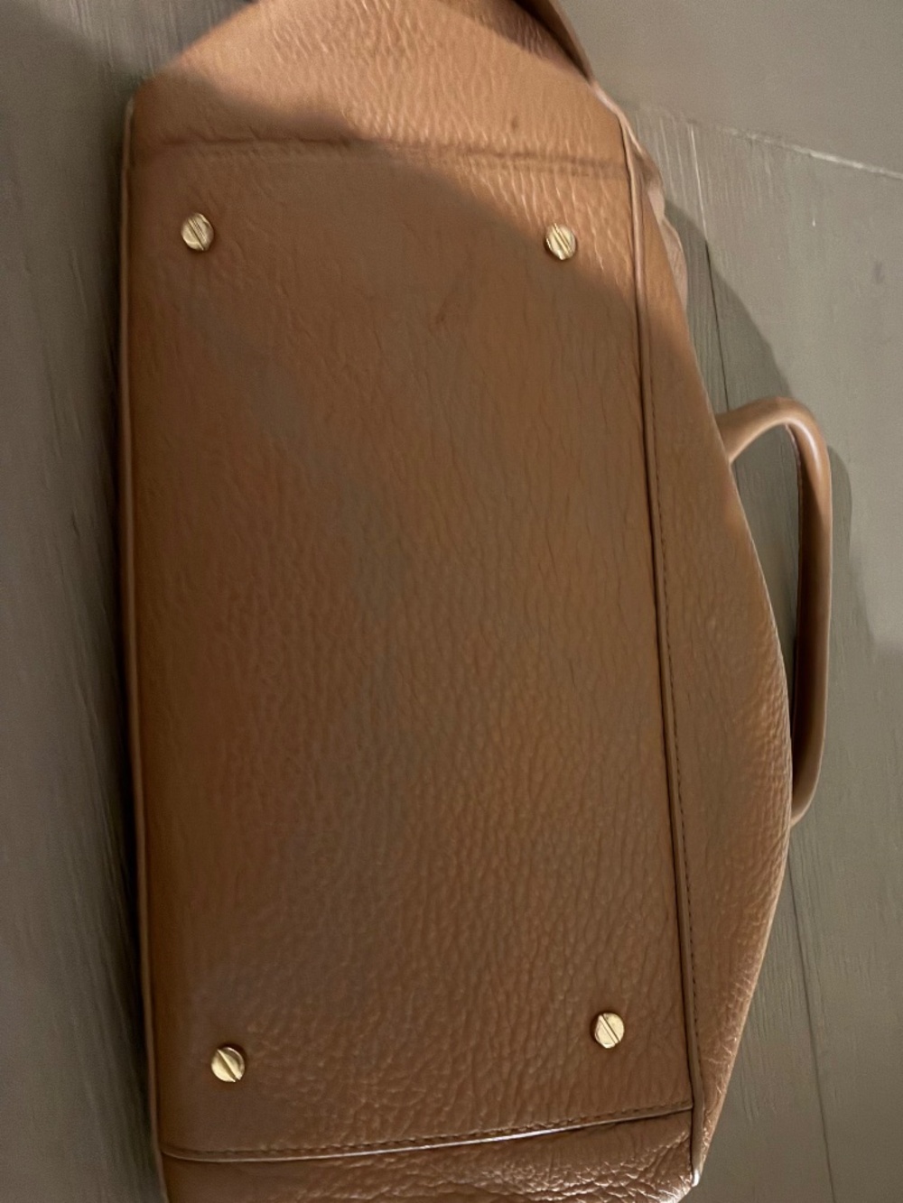Tory Burch large tan leather handbag